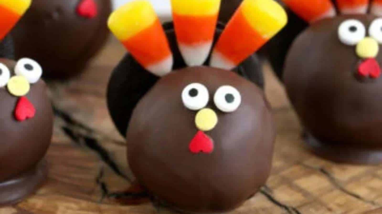 Turkey Cake Pops recipe by Kitchen Divas.