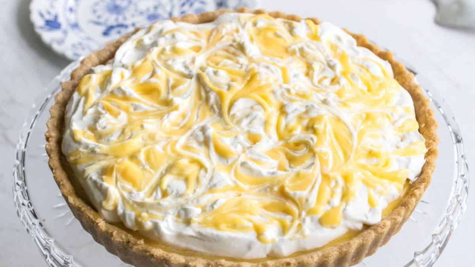 Honey Lemon Tart recipe by Life Around the Table.