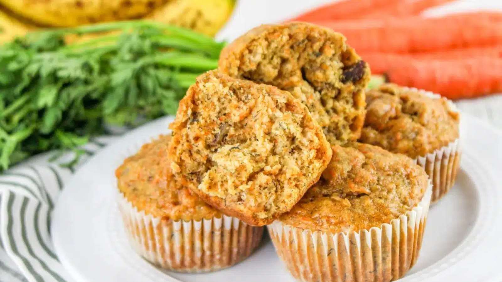 Carrot Banana Muffins recipe by Mama’s on a Budget.