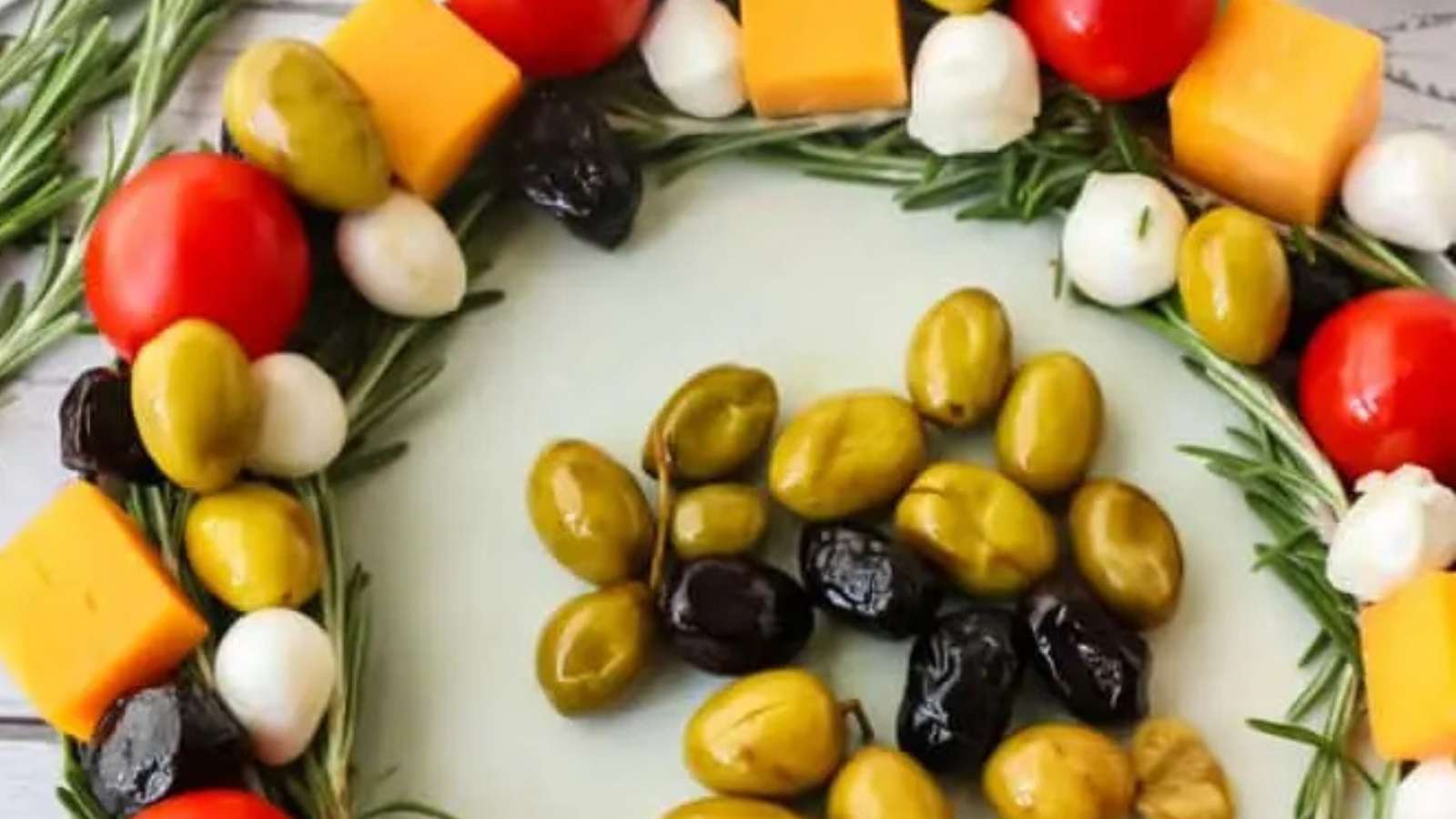 Charcuterie Wreath recipe by Marathons and Motivation.