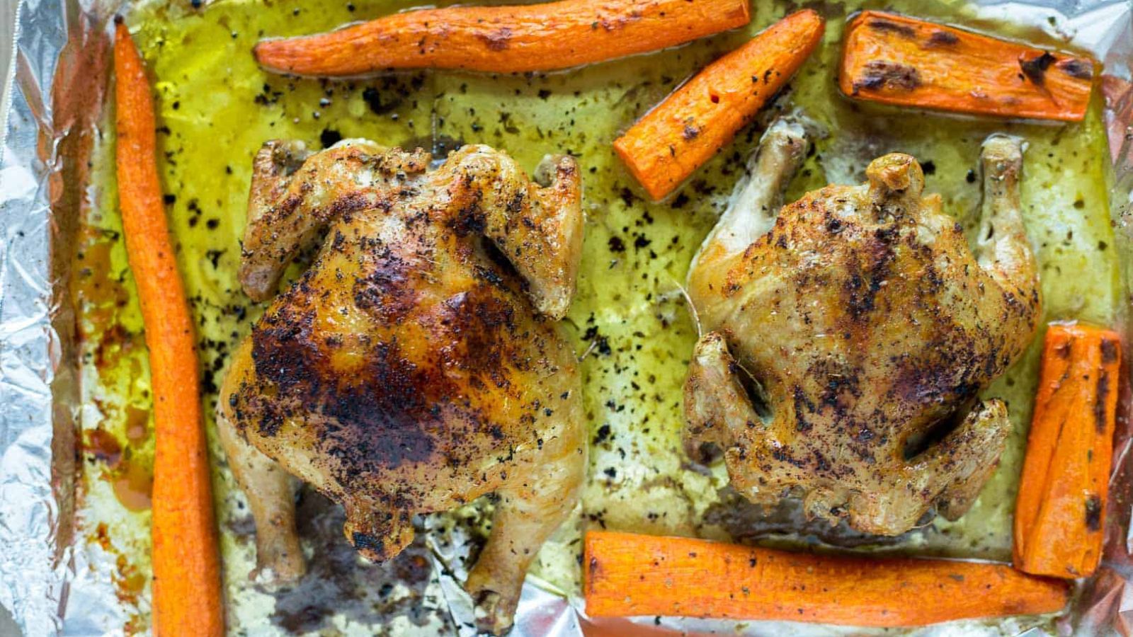 Roasted Cornish Hens recipe by Plating Pixels.