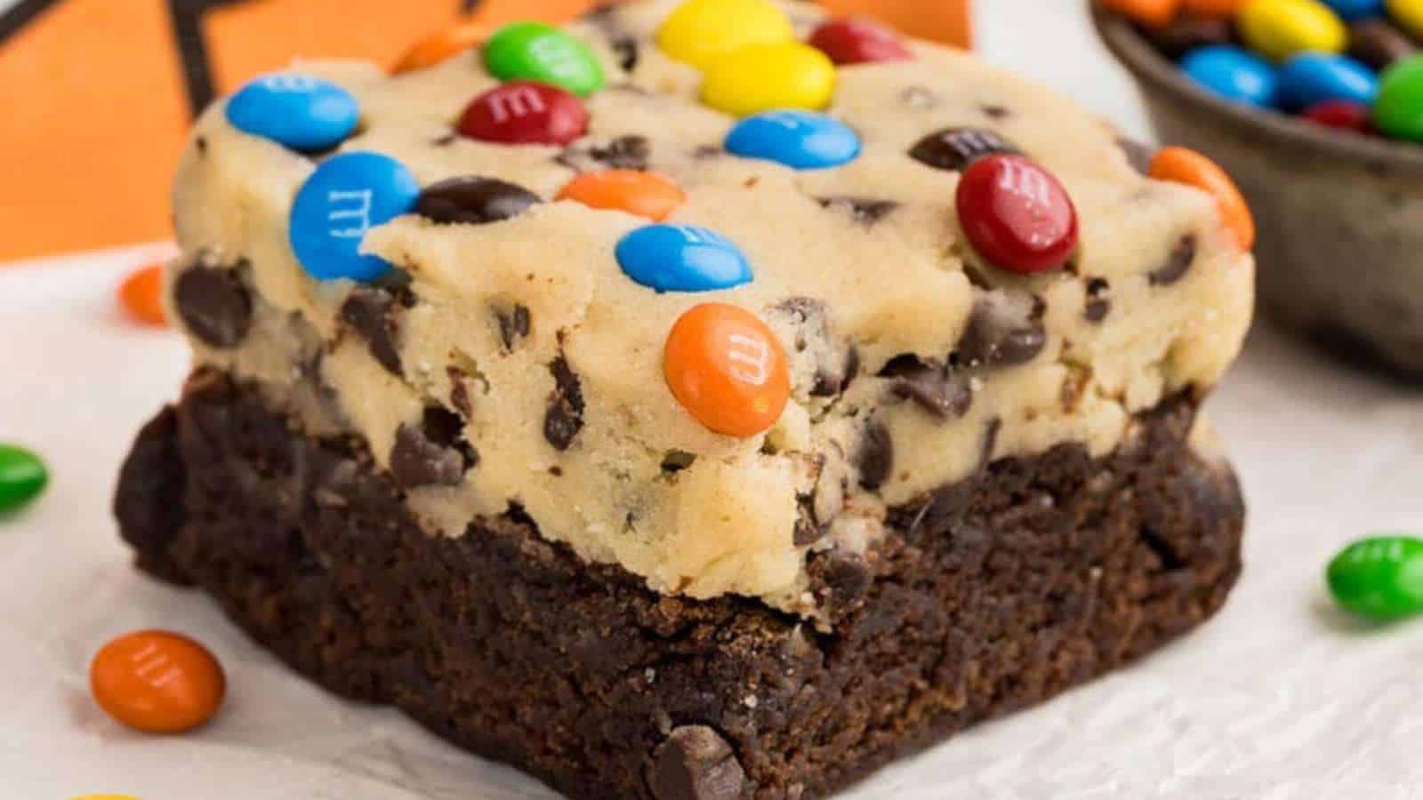 Cookie Dough Brownies recipe by Princess Pinky Girl.