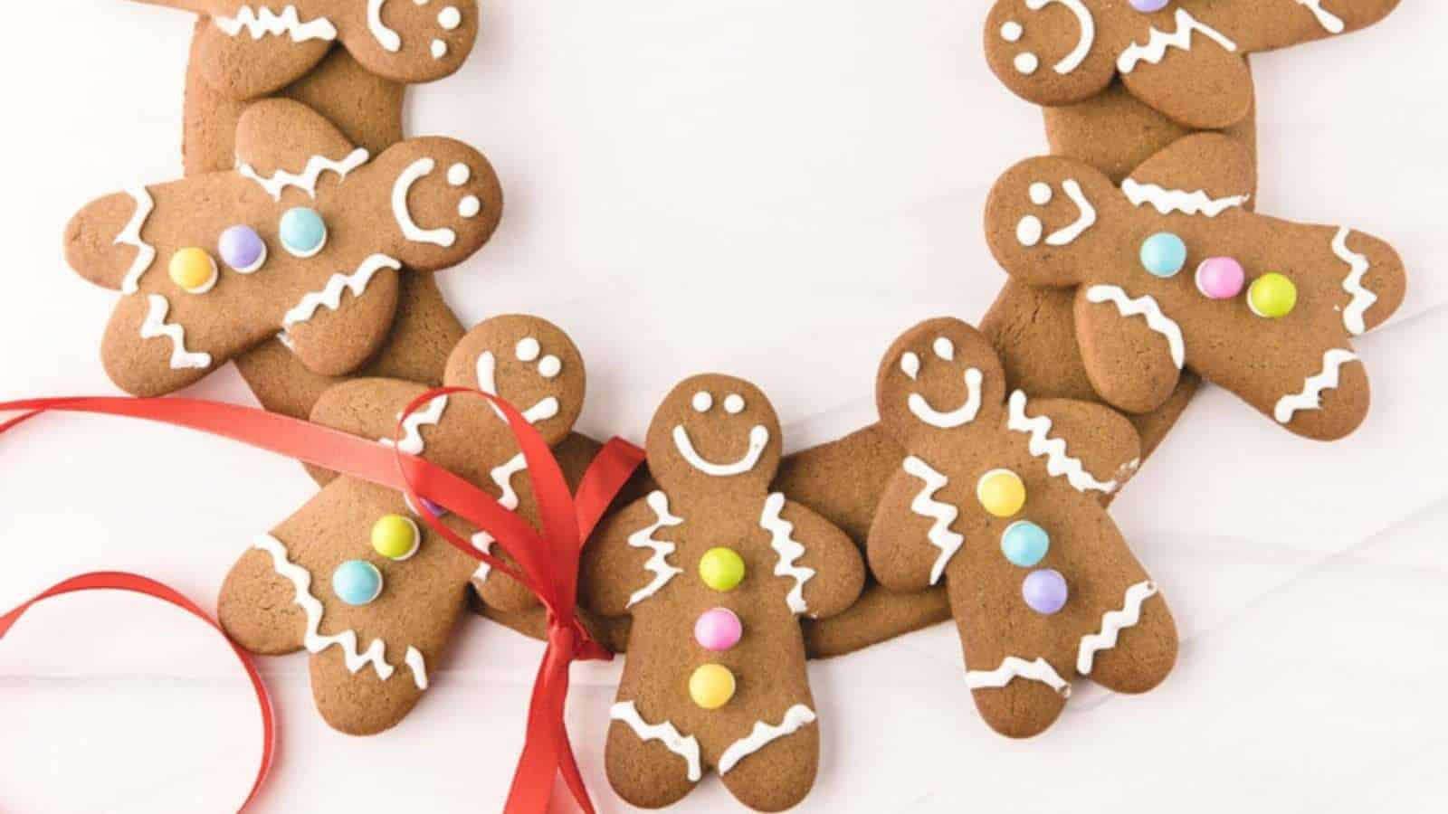 Gingerbread Wreath recipe by Princess Pinky Girl.