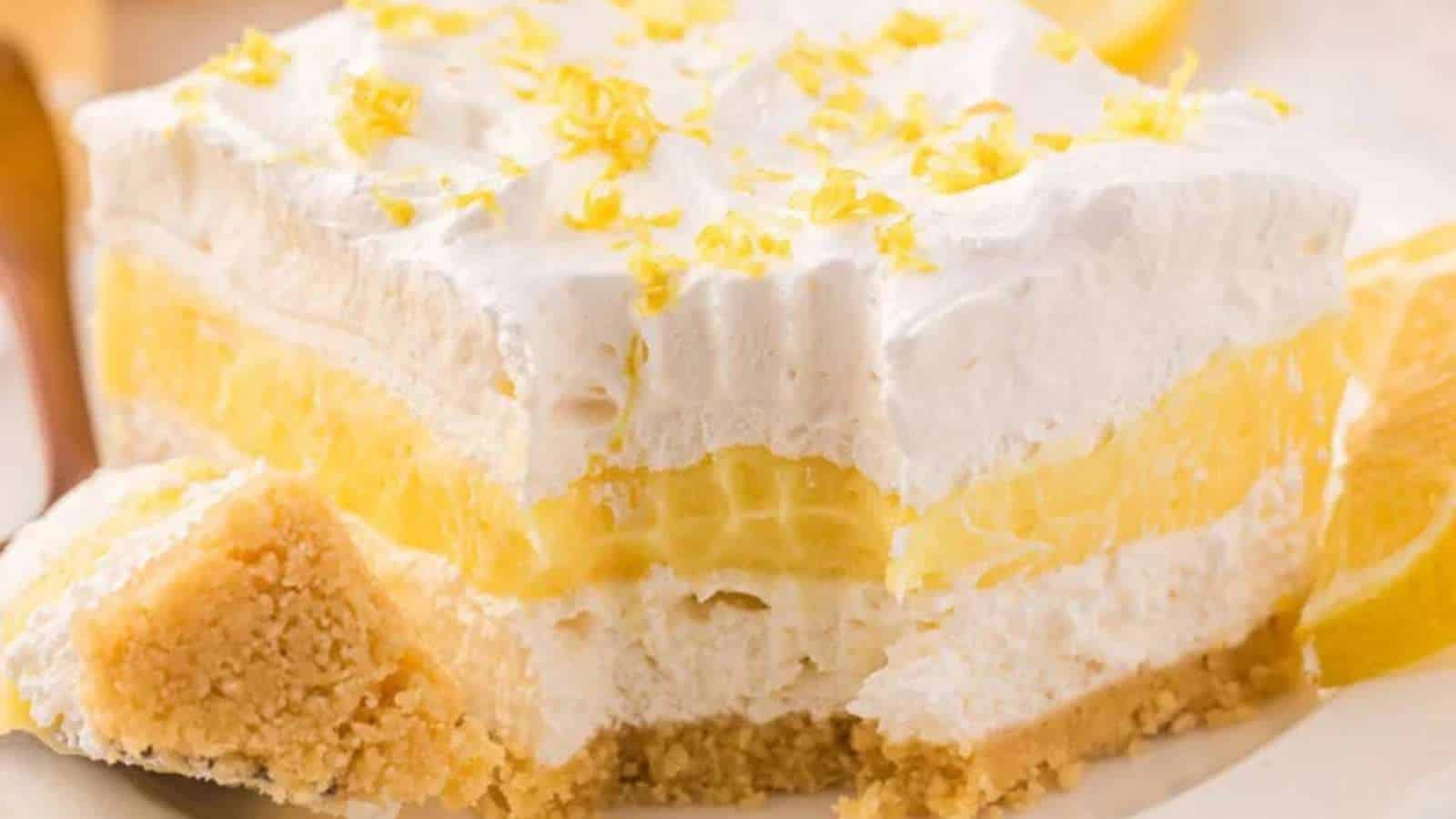 Lemon Lasagna recipe by Princess Pinky Girl.