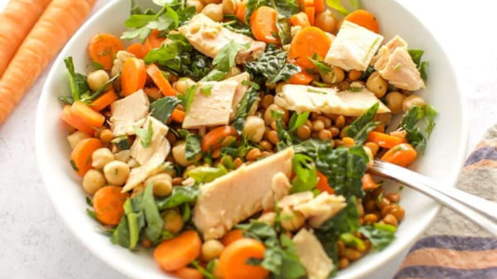 Lentil Salad With Tuna recipe by Seasonal Cravings.