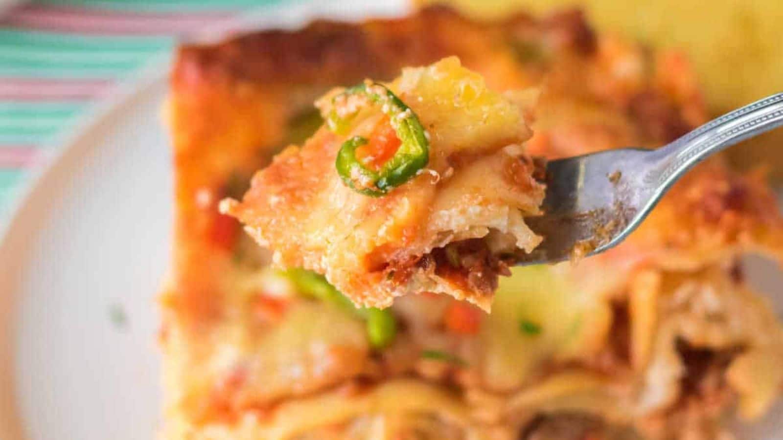 Christmas Eve Lasagna recipe by Simply Stacie.