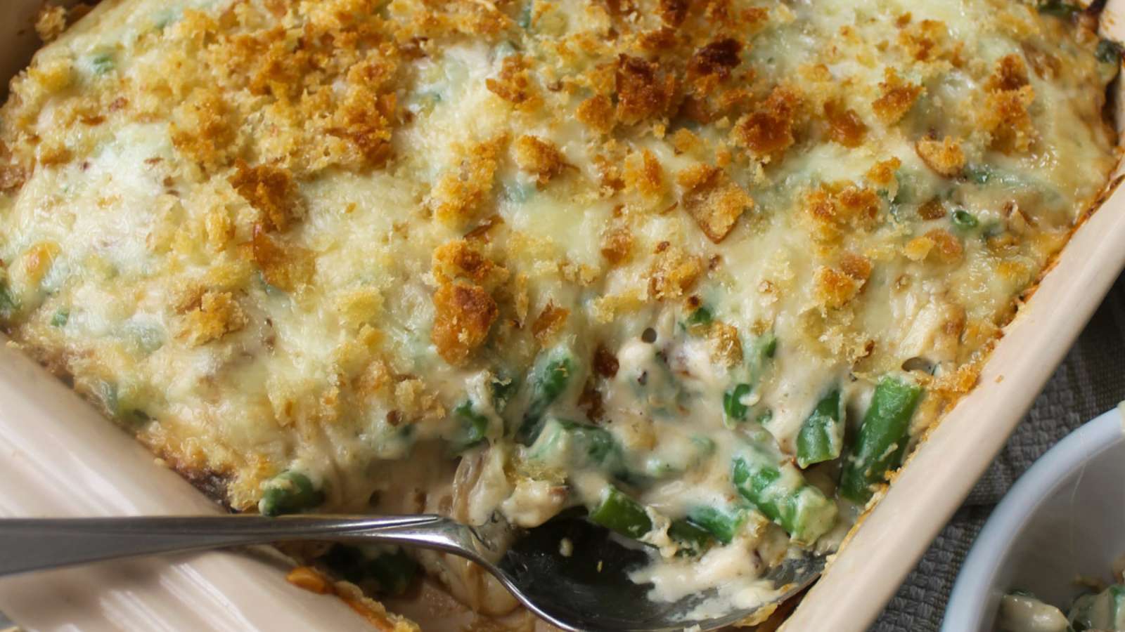 Green Bean Au Gratin recipe by Sungrown Kitchen.