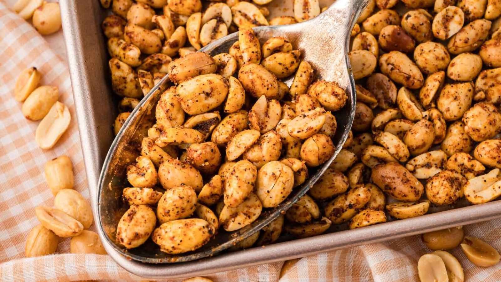 Spiced Peanuts recipe by Tessie's Table.
