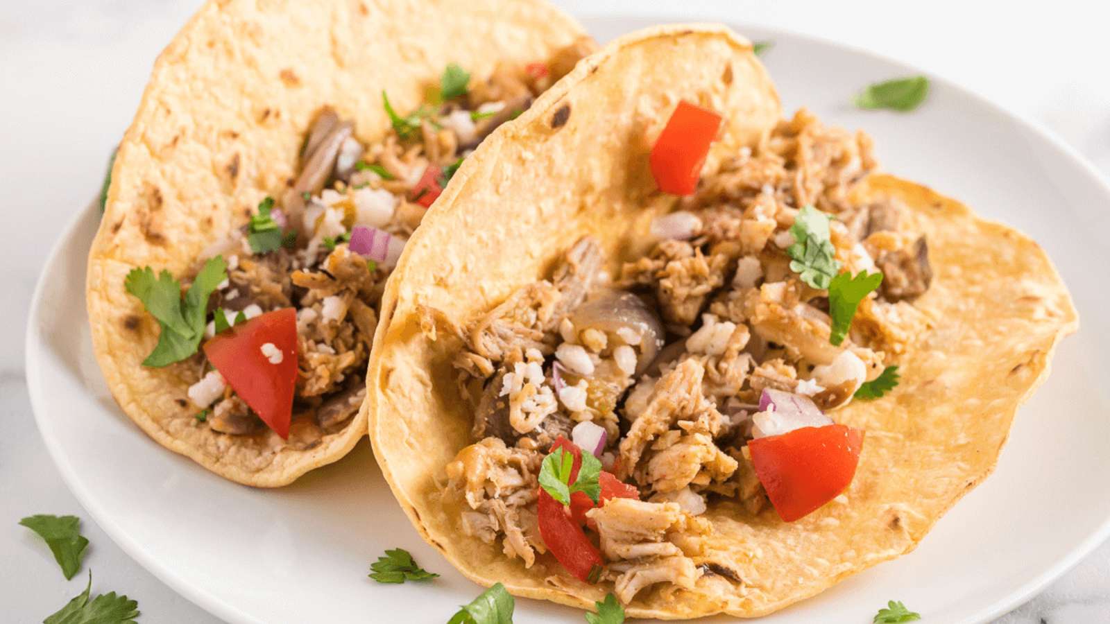 Shredded Turkey Tacos recipe by The Fresh Cooky.
