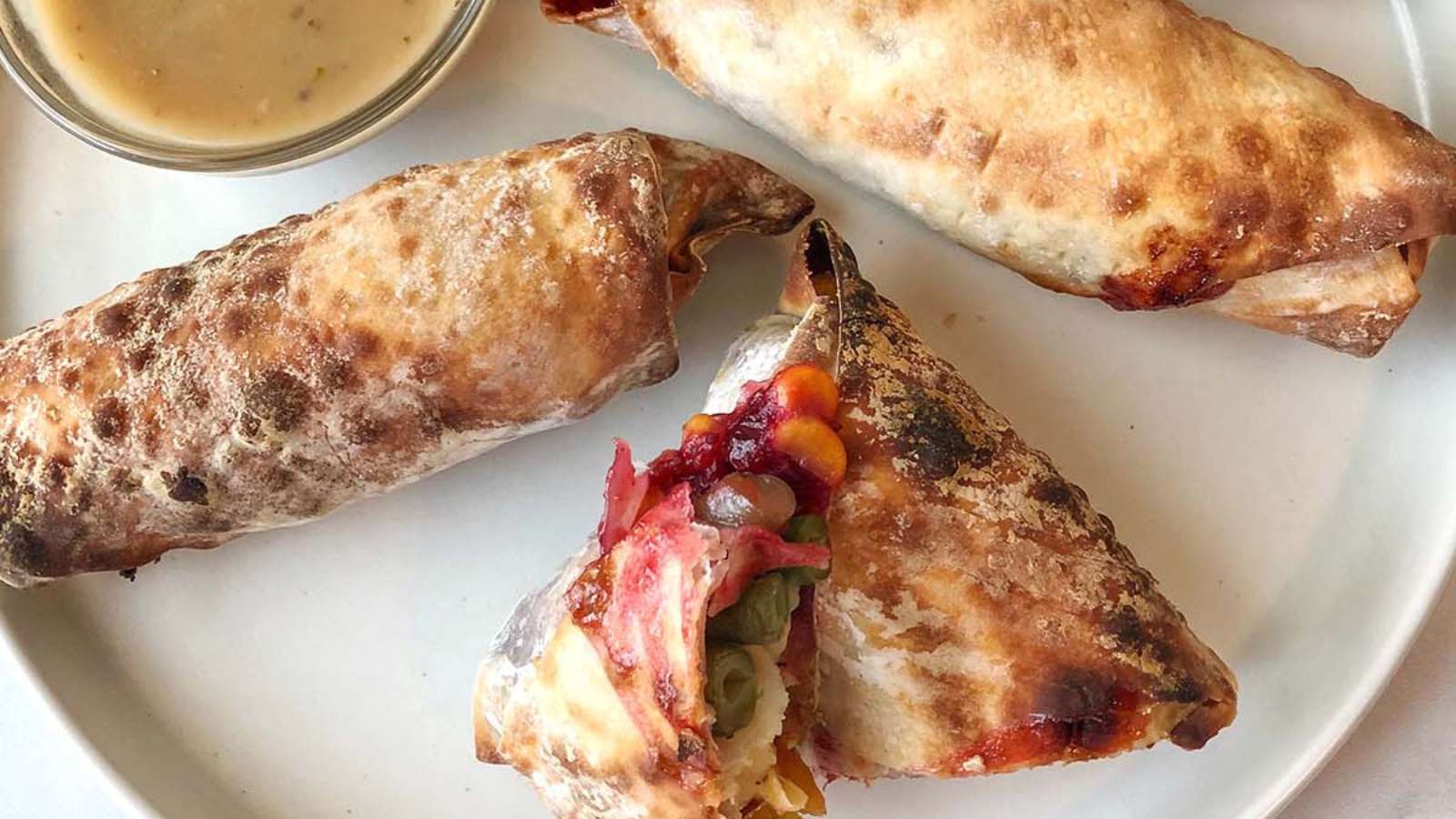 Thanksgiving Leftover Egg Rolls recipe by The Urben Life.