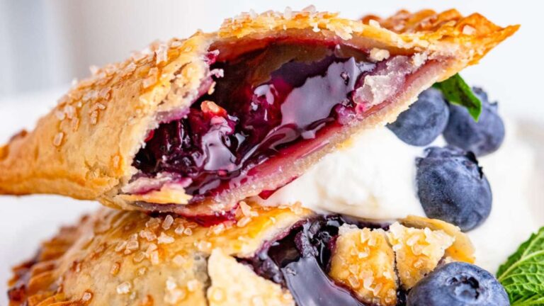 Air Fryer Blueberry Hand Pies recipe by This Silly Girl's Kitchen.