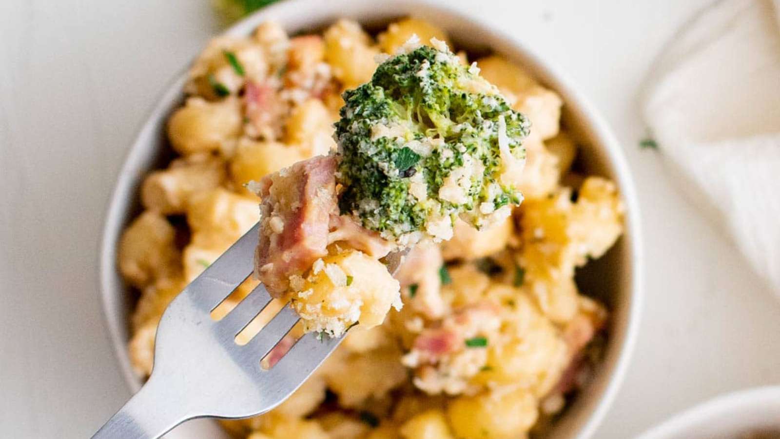 Cheesy Ham Casserole recipe by Yellow Bliss Road.