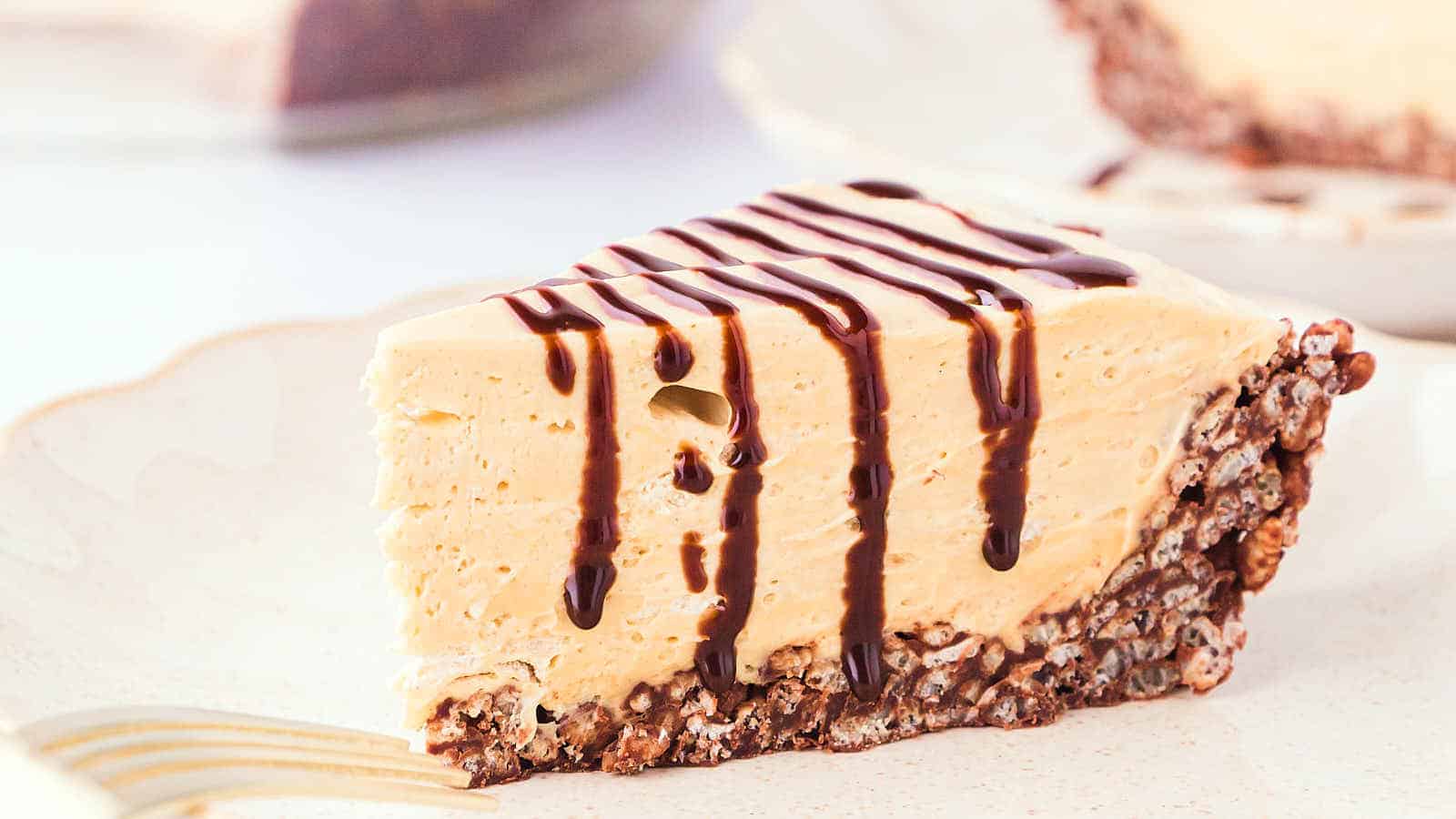 No-Bake Peanut Butter Pie recipe by Cheerful Cook.