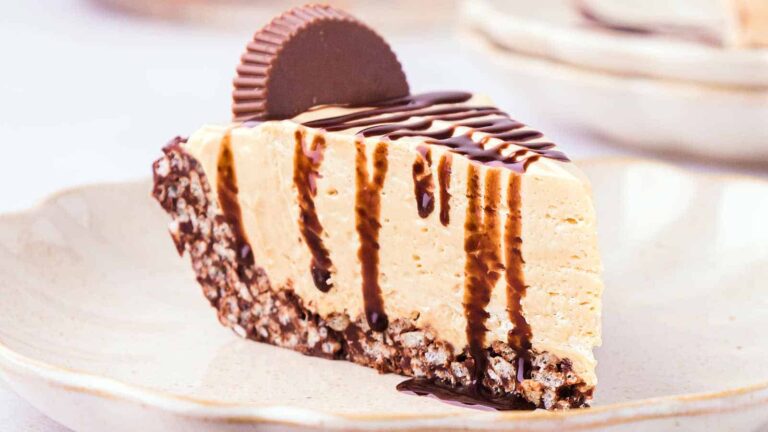 No-Bake Peanut Butter Pie recipe by Cheerful Cook.