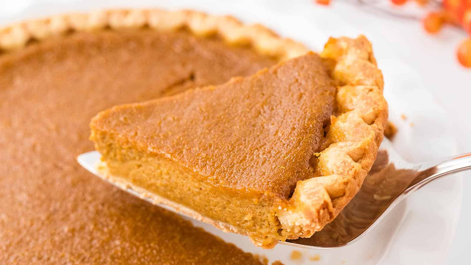 Easy Pumpkin Pie with Canned Pumpkin recipe by Cheerful Cook.