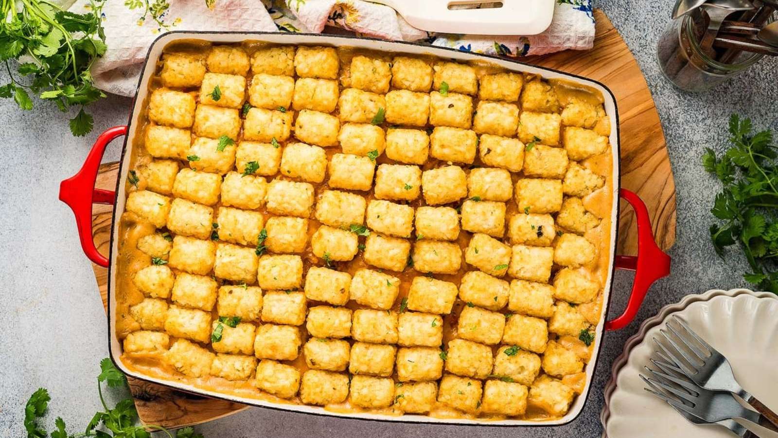 Chicken Tater Tot Casserole recipe by xoxoBella.