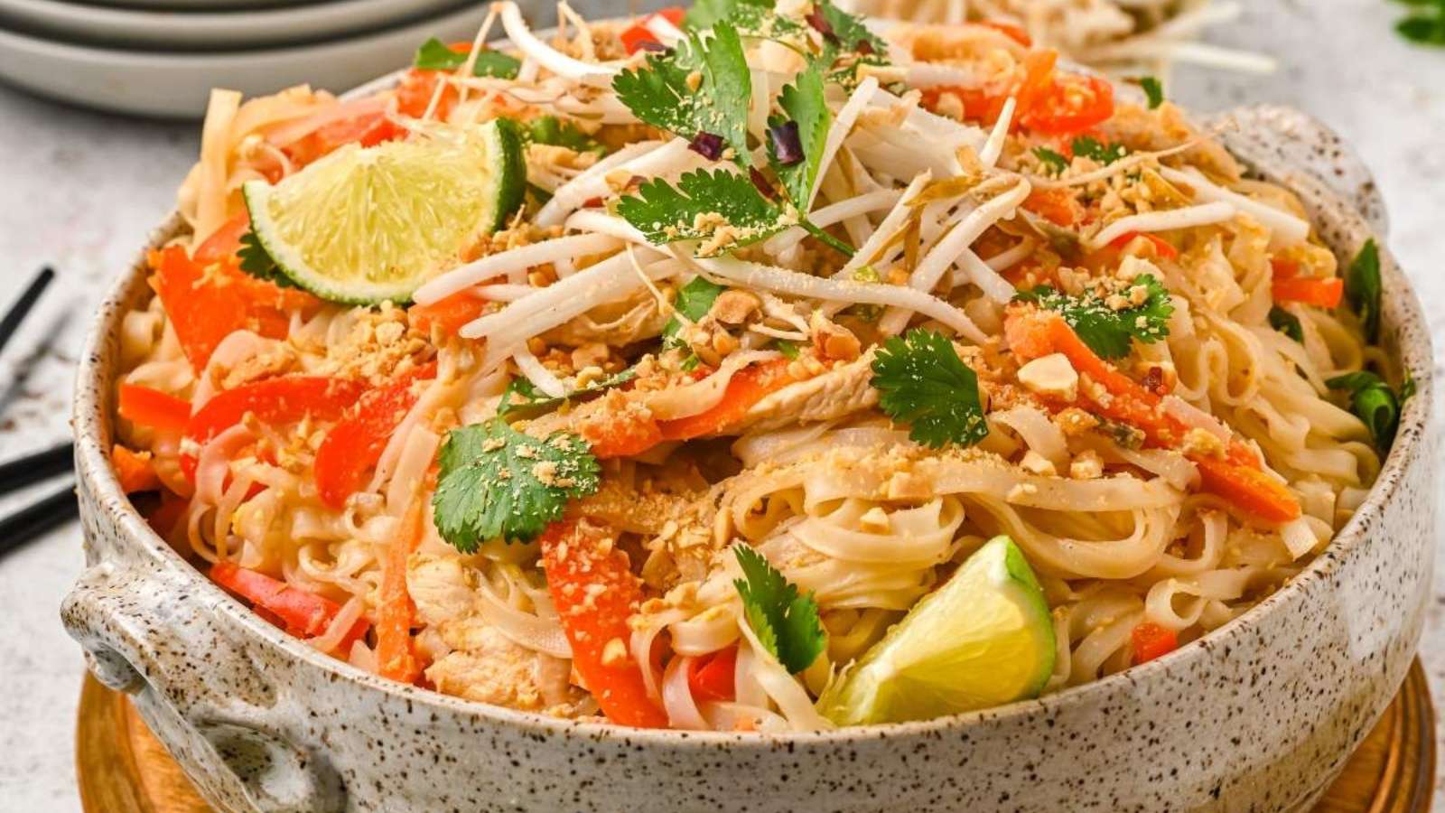 Easy Chicken Pad Thai recipe by xoxoBella.