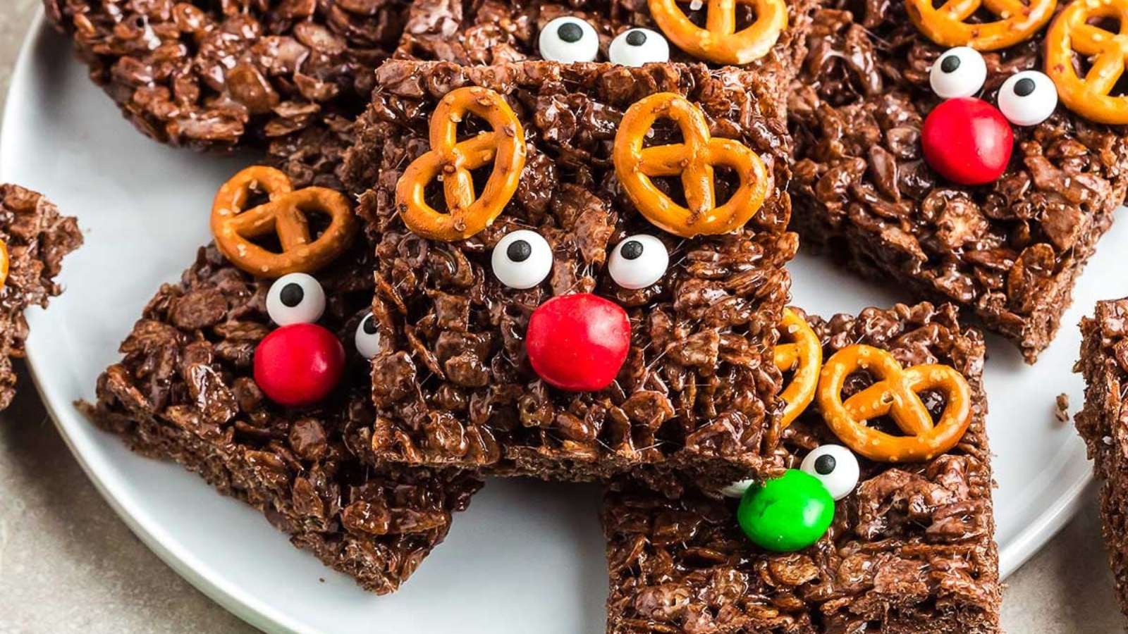 Reindeer Rice Krispie Treats recipe by xoxoBella.