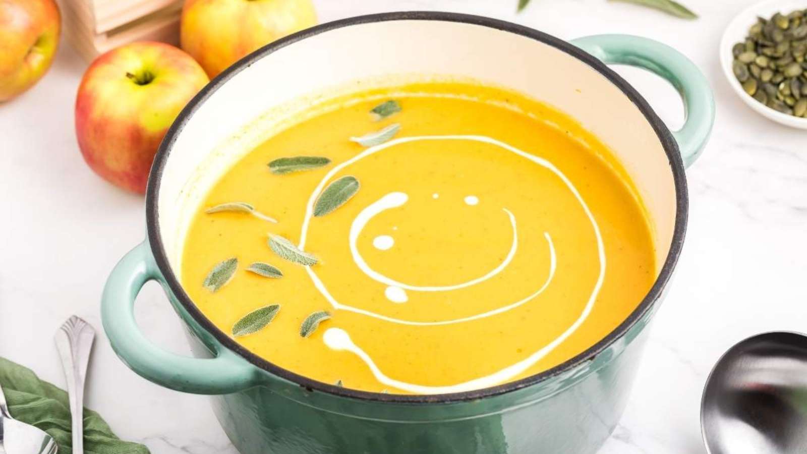 Roasted Pumpkin Apple Soup recipe by xoxoBella.