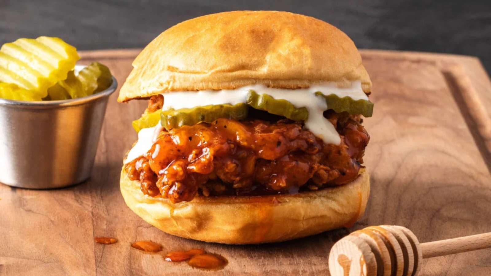 Hot Honey Chicken Sandwich recipe by Cooks with Soul.