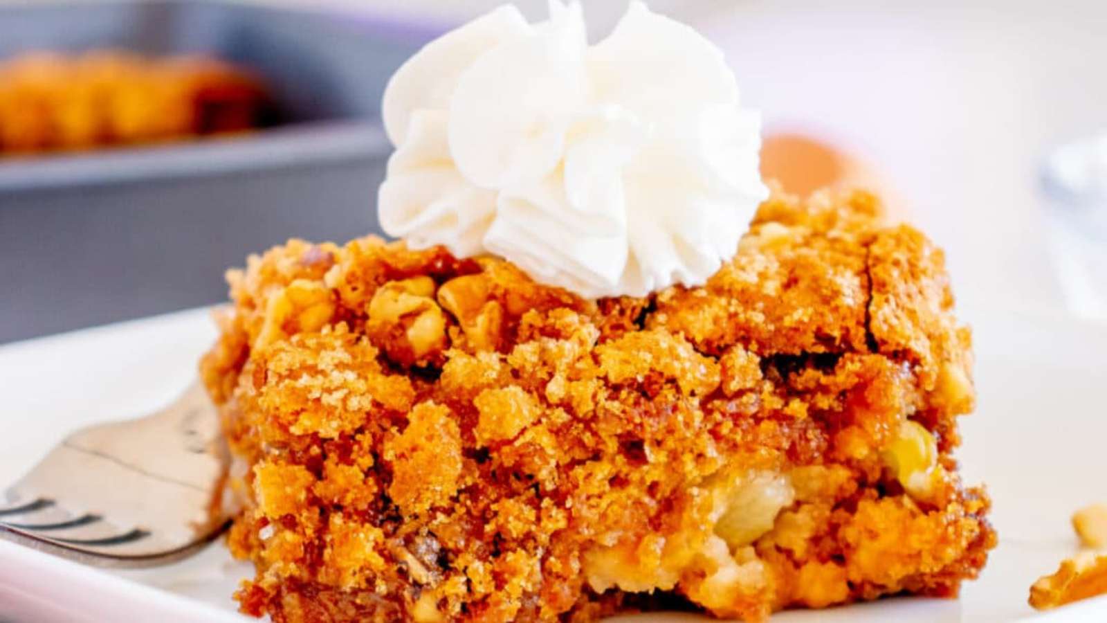 Easy Fruit Cocktail Dump Cake recipe by Kitchen Divas.
