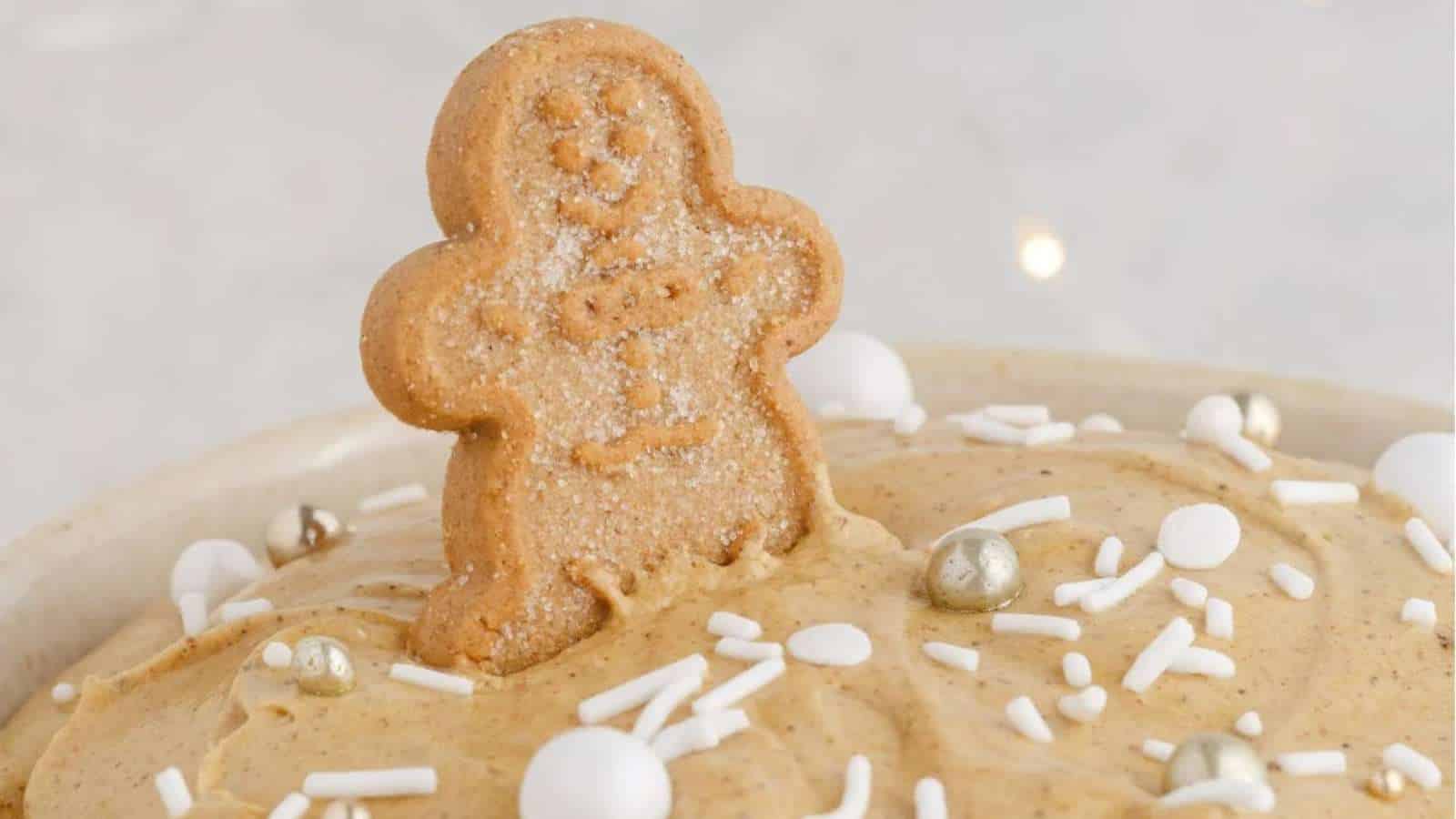 Festive Gingerbread Dip recipe by Kitchen Divas.