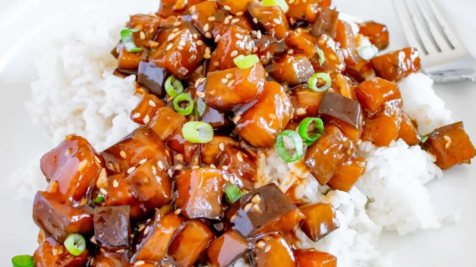 Teriyaki Eggplant recipe by Kitchen Divas.