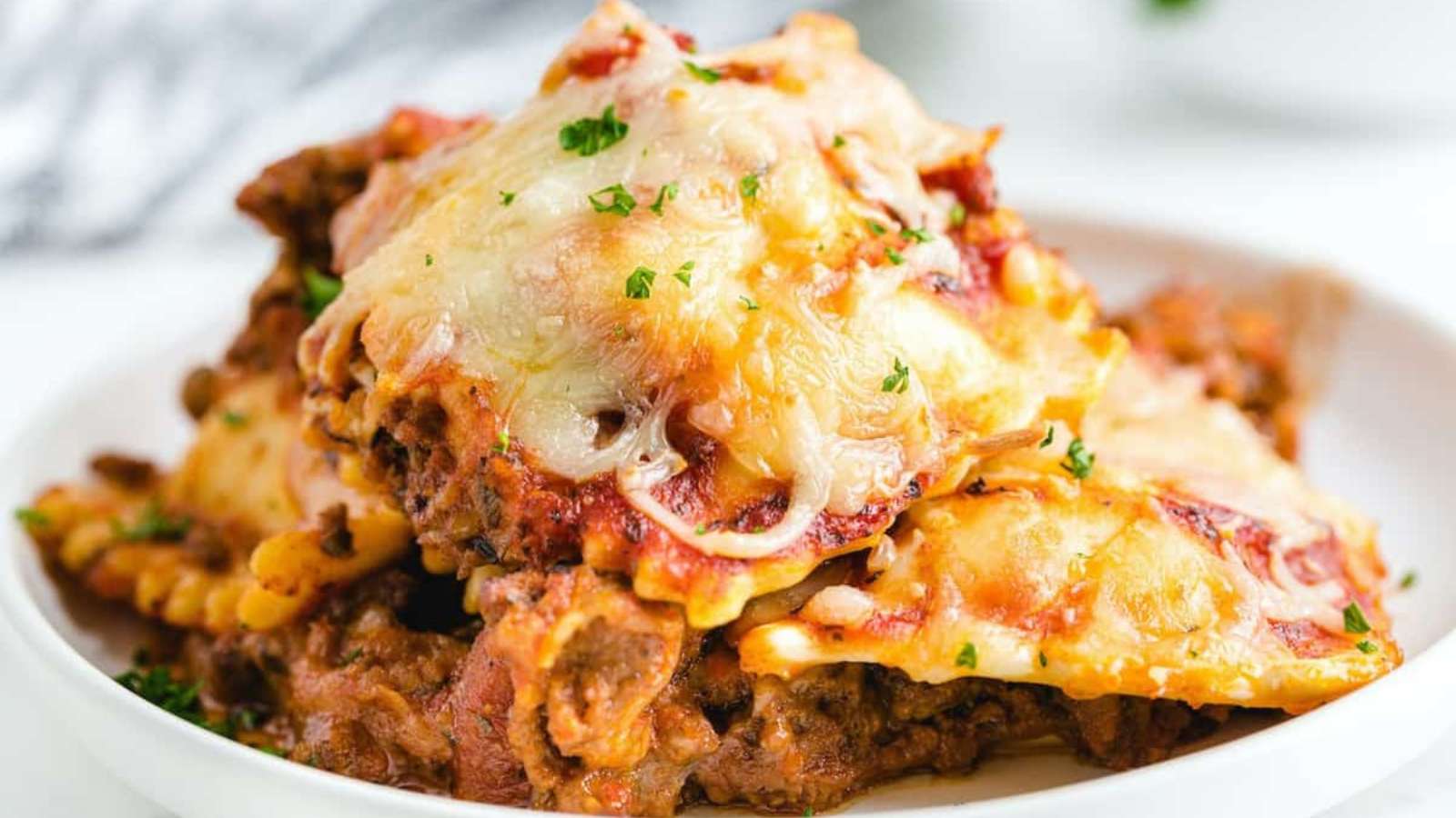 Ravioli Lasagna Casserole recipe by Princess Pinky Girl.