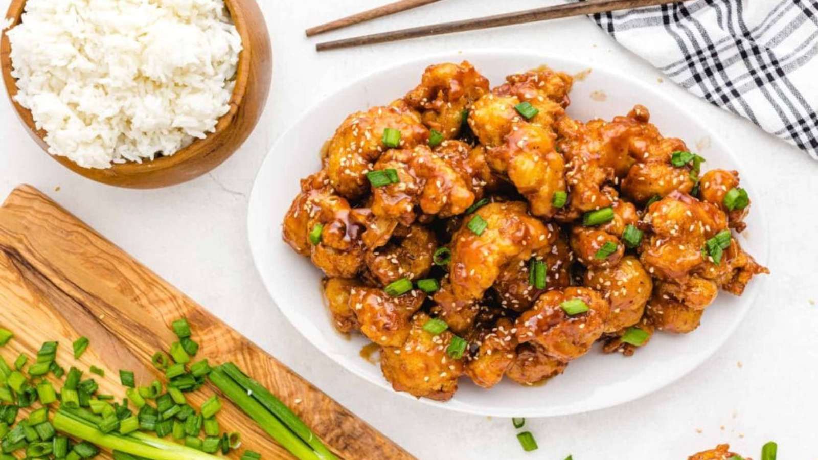 Sticky Sesame Cauliflower recipe by Princess Pinky Girl.