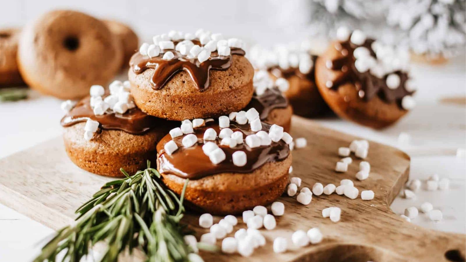 Hot Cocoa Donuts recipe by Seasonal Cravings.