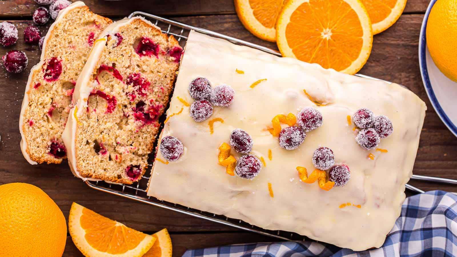 Cranberry Orange Bread recipe by Tessie's Table.
