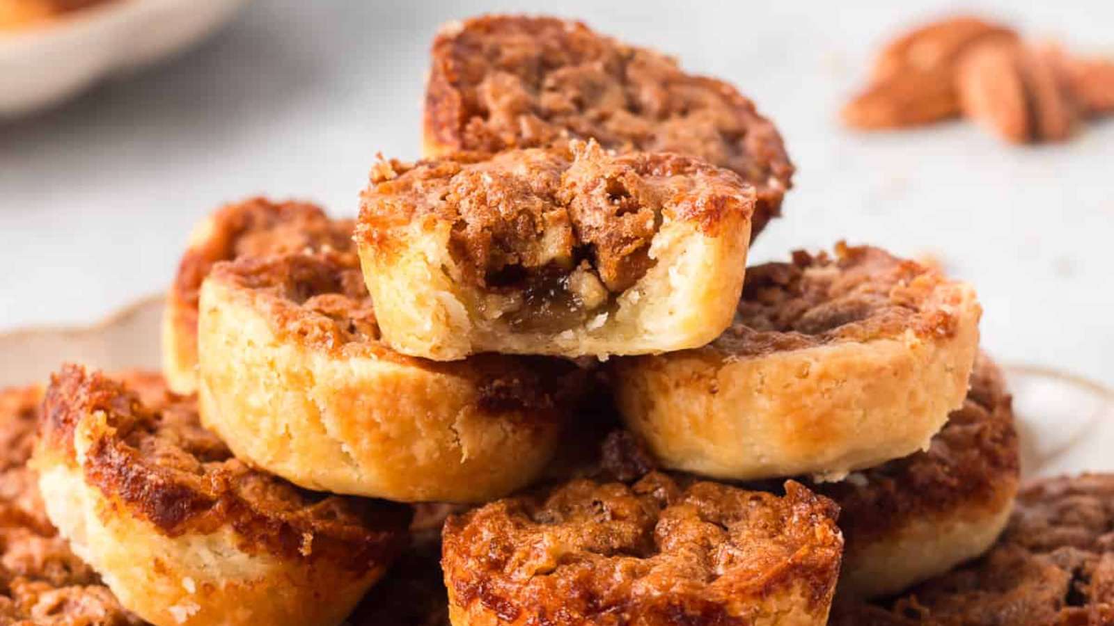 Pecan Tarts recipe by Valerie’s Kitchen.