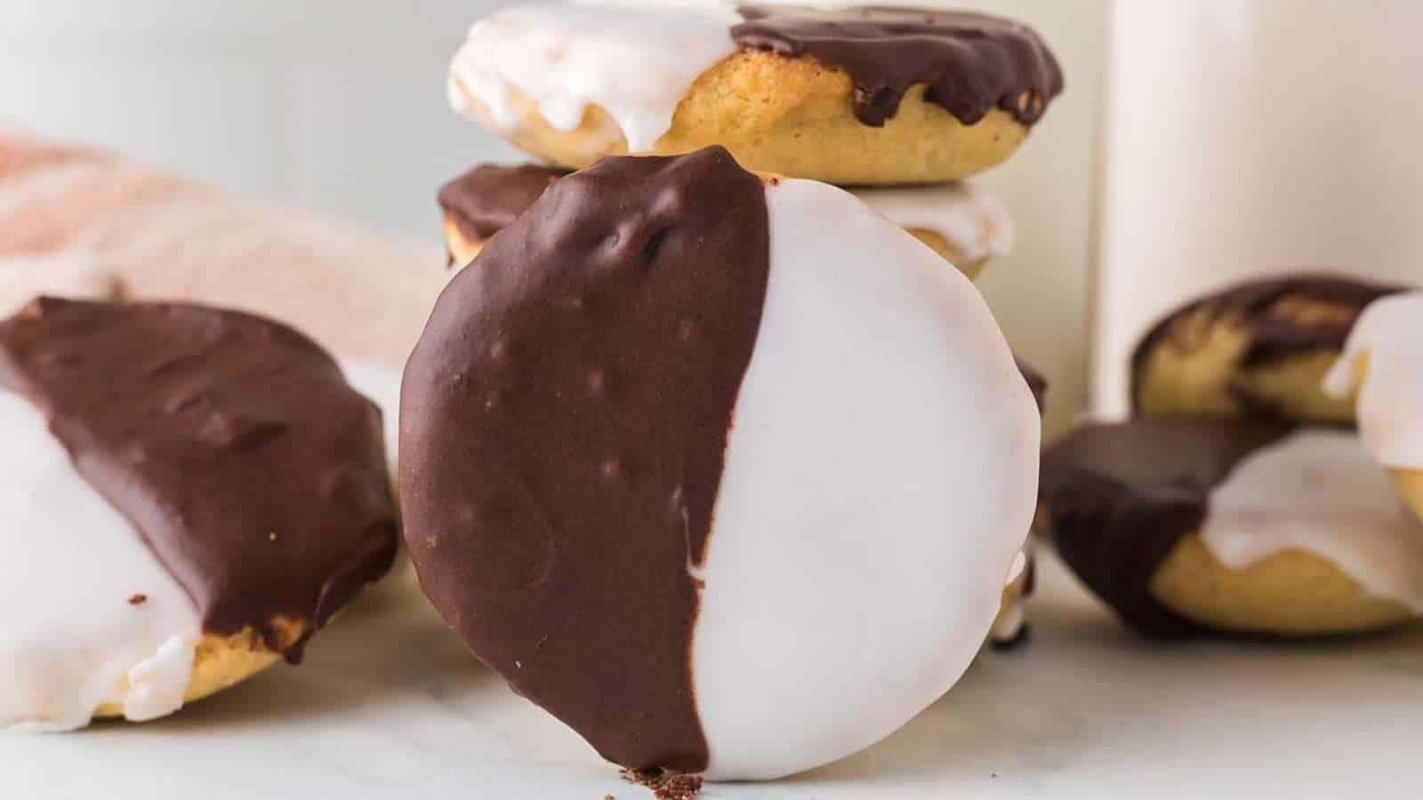 Black and White Cookies recipe by xoxoBella.