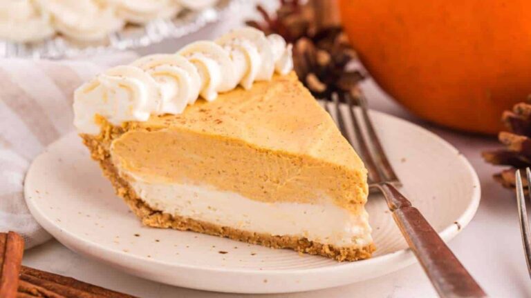 No Bake Pumpkin Pie Cheesecake recipe by xoxoBella.