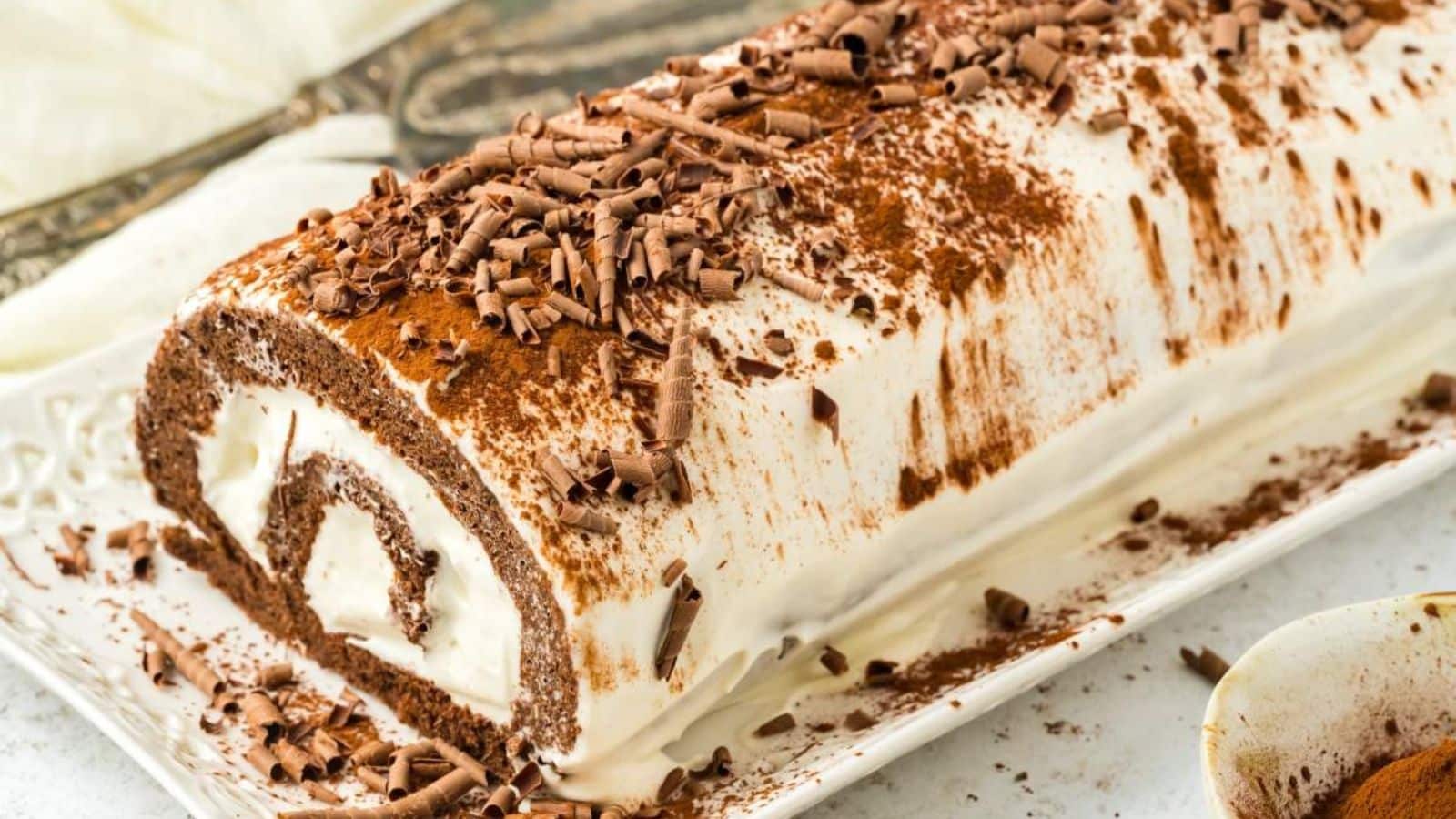 Tiramisu Swiss Roll recipe by xoxoBella.