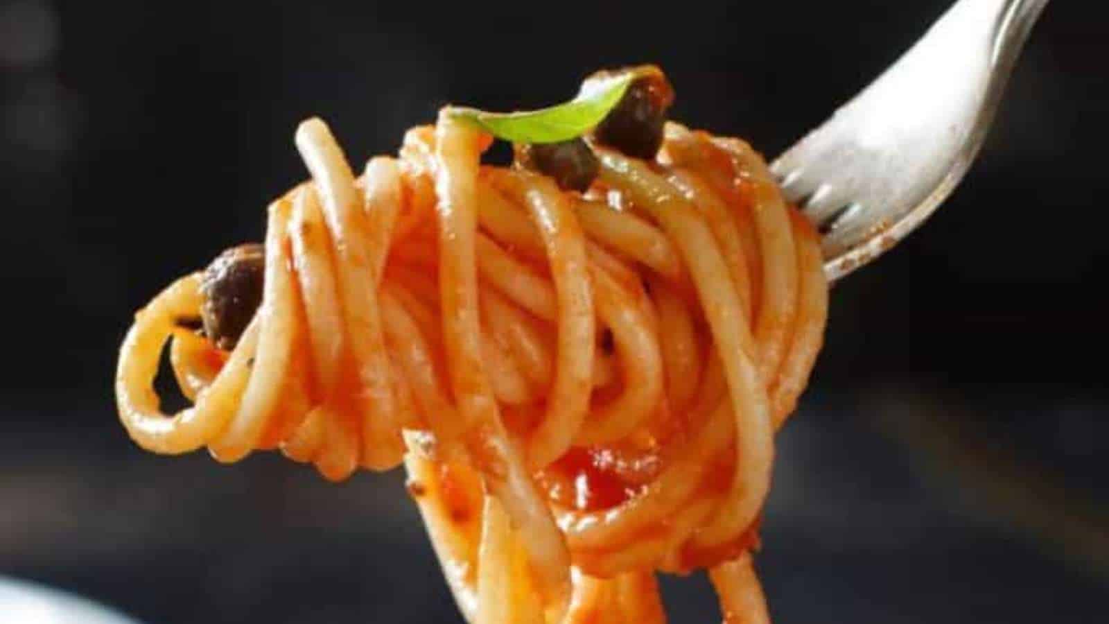 Spaghetti Alla Puttanesca recipe by Erren’s Kitchen.