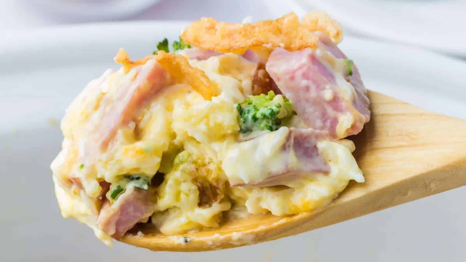 Ham and Rice Casserole (Crock Pot) recipe by Kitchen Divas.