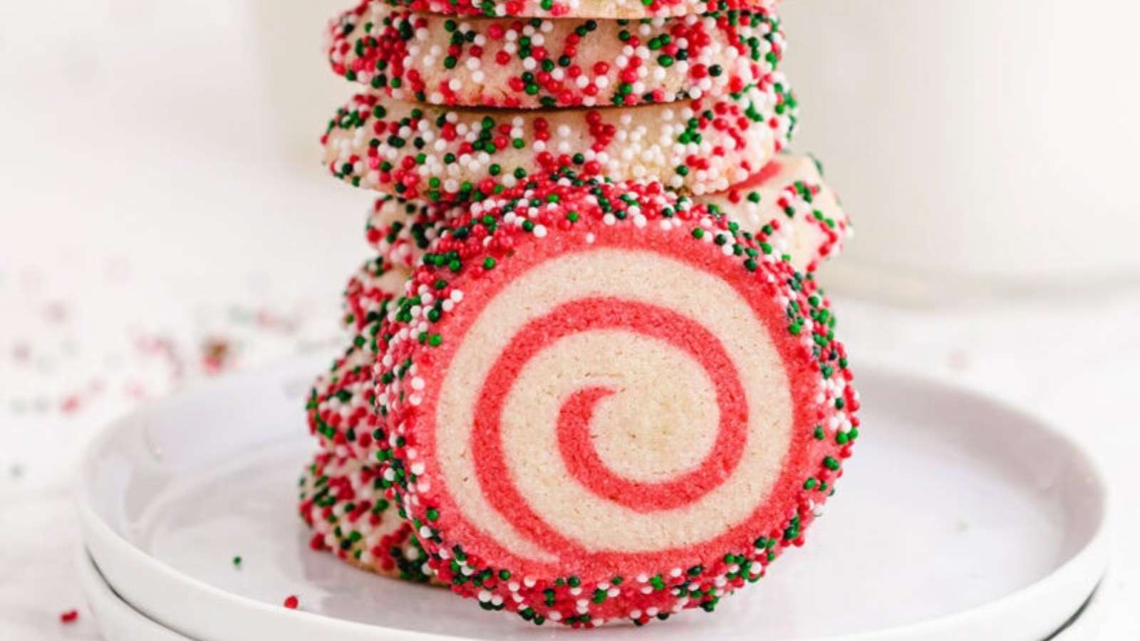 Christmas Pinwheel Cookies recipe by Princess Pinky Girl.