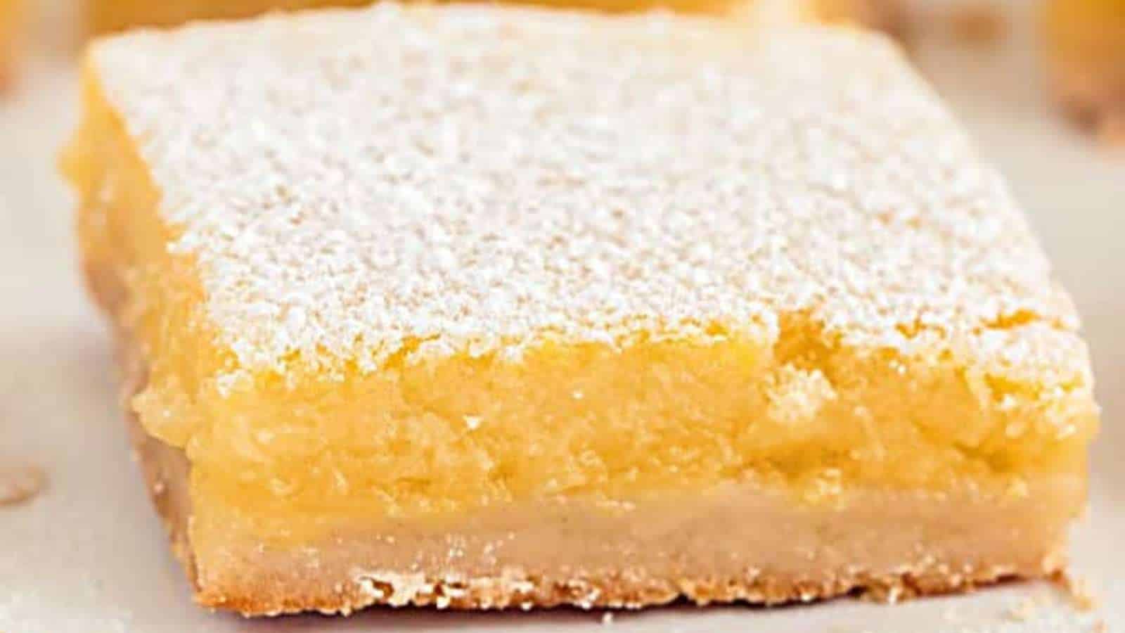 Lemon Bars recipe by Princess Pinky Girl.