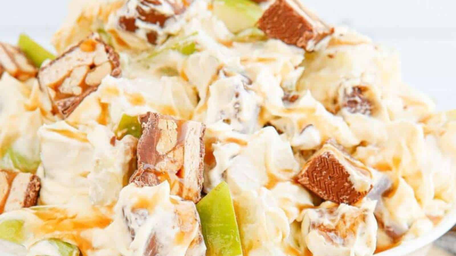 Snickers Salad recipe by Princess Pinky Girl.
