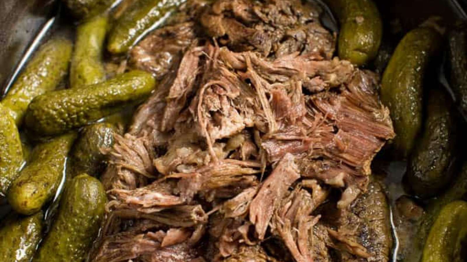 Dill Pickle Roast Beef recipe by Simply Stacie.