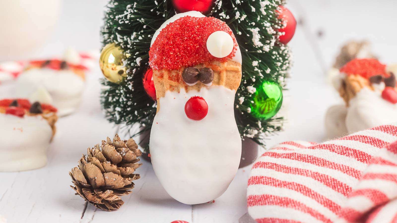 Santa Nutter Butter Cookies recipe by Tessie's Table.