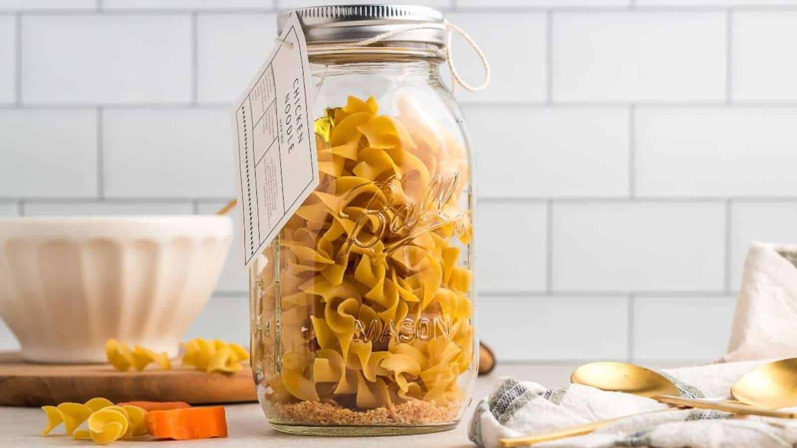 Chicken Noodle Soup in a Jar recipe by xoxoBella.