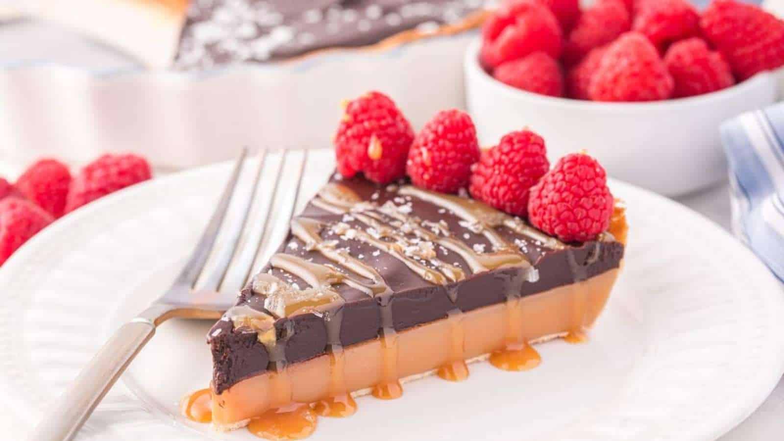 Chocolate Caramel Tart recipe by xoxoBella.