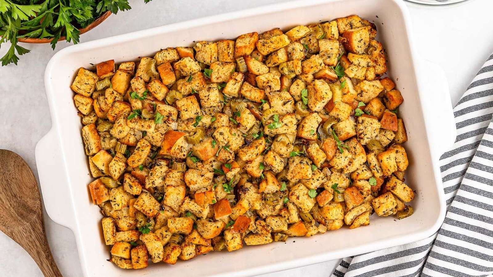 Garlic and Herb Stuffing recipe by xoxoBella.