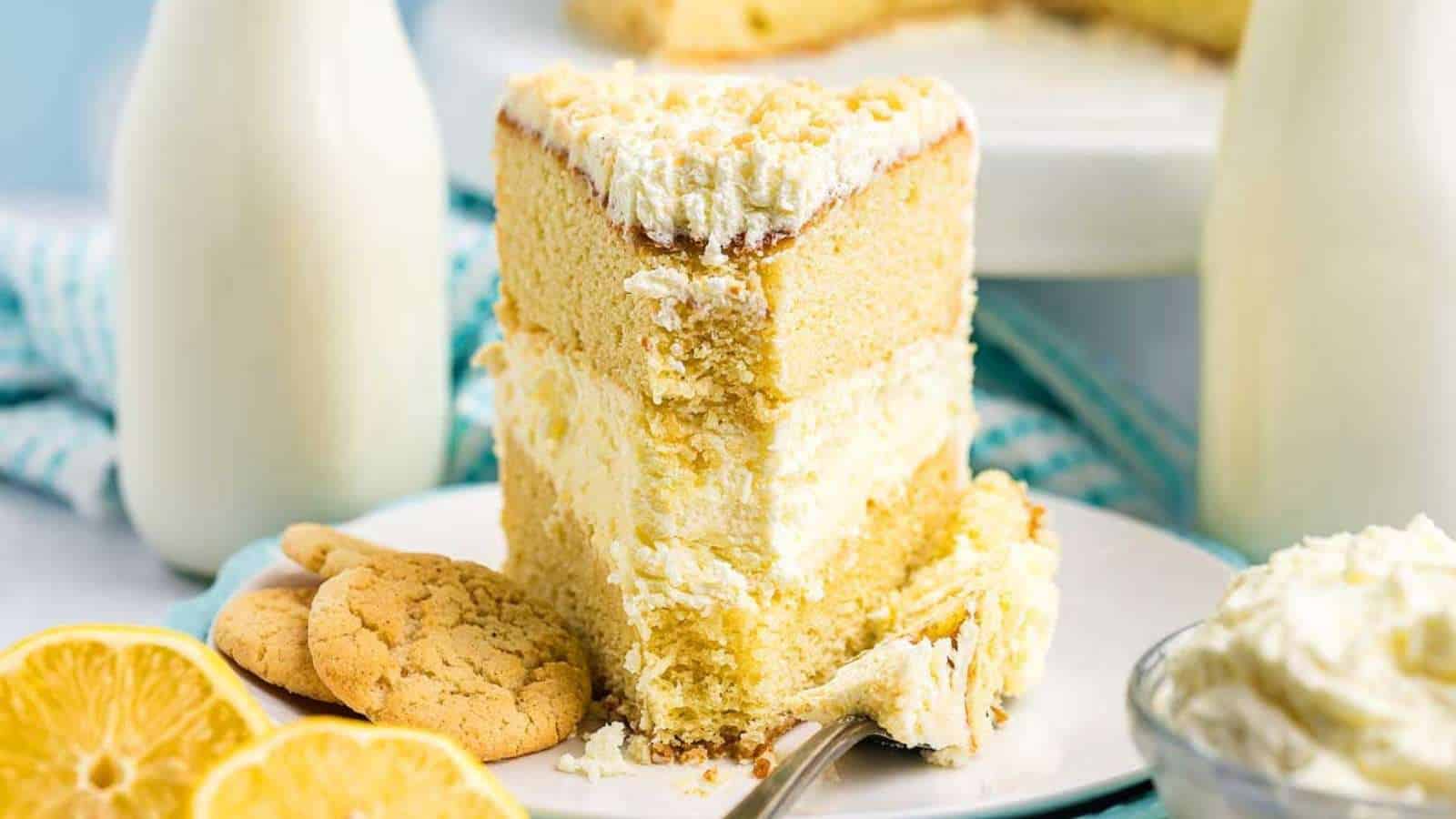 Italian Lemon Mascarpone Cake recipe by xoxoBella.