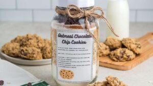 Oatmeal Chocolate Chip Cookie Mix in a Jar recipe by xoxoBella.