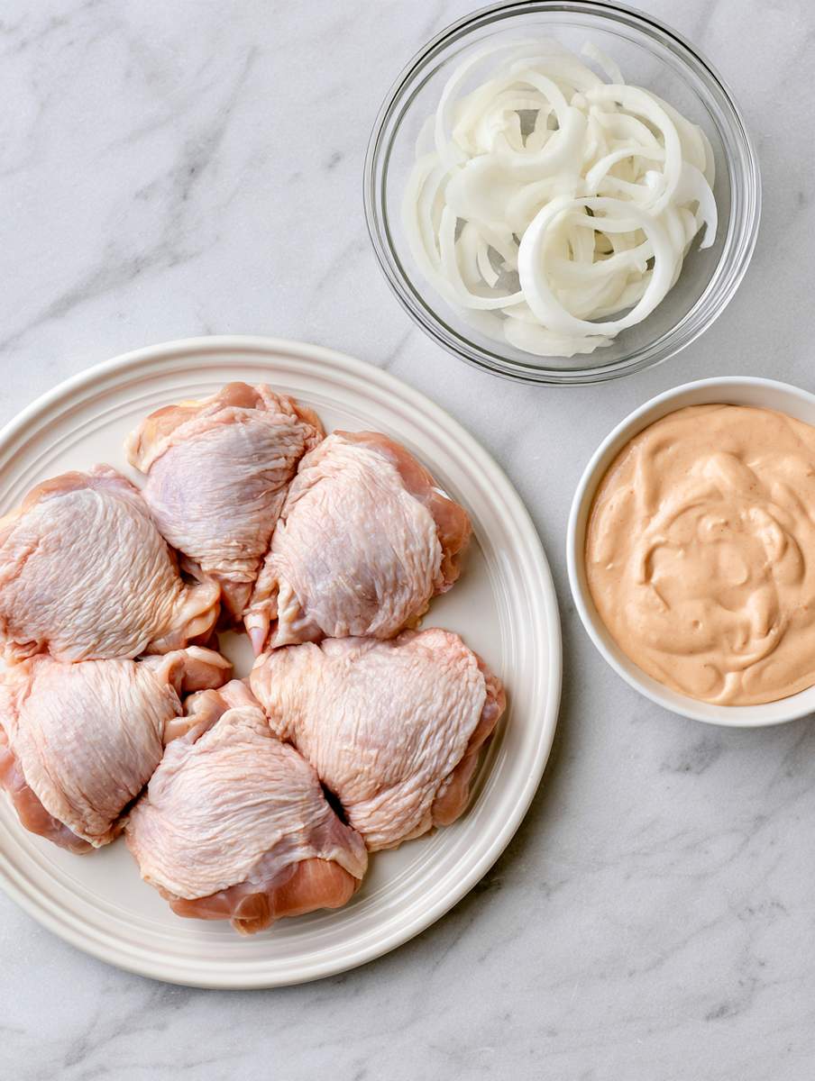 3 Ingredient Chicken Charleston ingredients