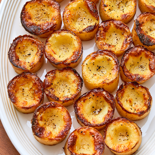 Oven Baked 3 Ingredient Buttery Potato Shell Cups 1